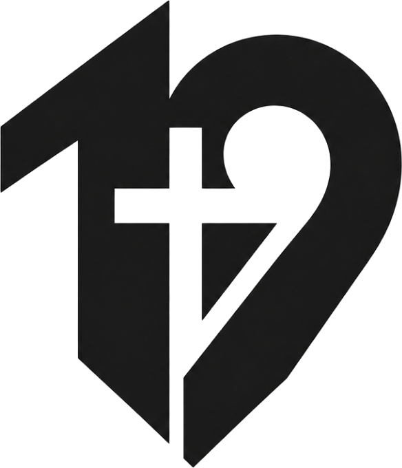 Arosin cross and heart logo