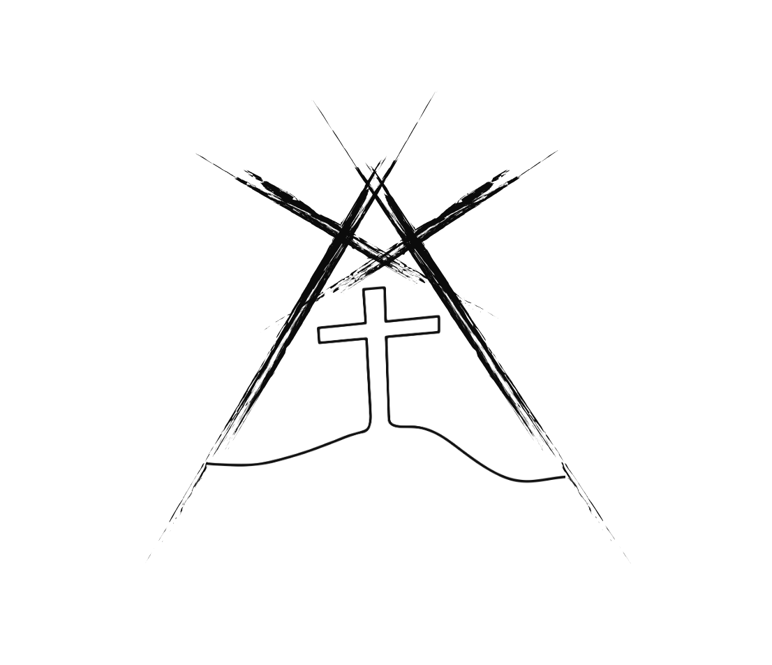 Arosin emblem — cross on a hill